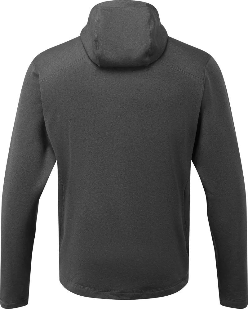Rab Mens Geon Hoody - Black - Steel Marl-1
