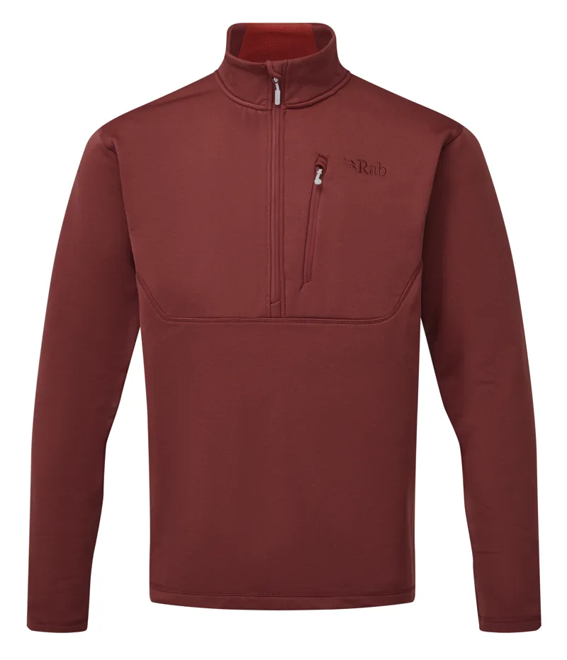 Rab Mens Geon Pull-On - Oxblood Red-Ascent Red Marl