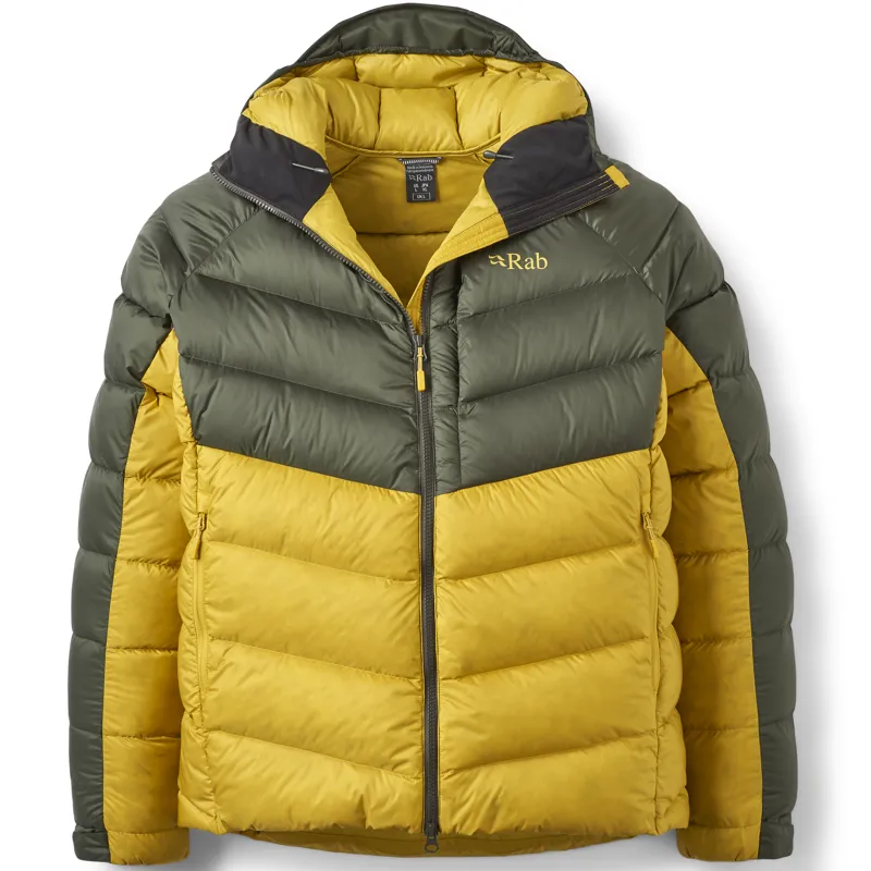 Rab Mens Glaceon Pro Jacket - Army-Dark Pollen