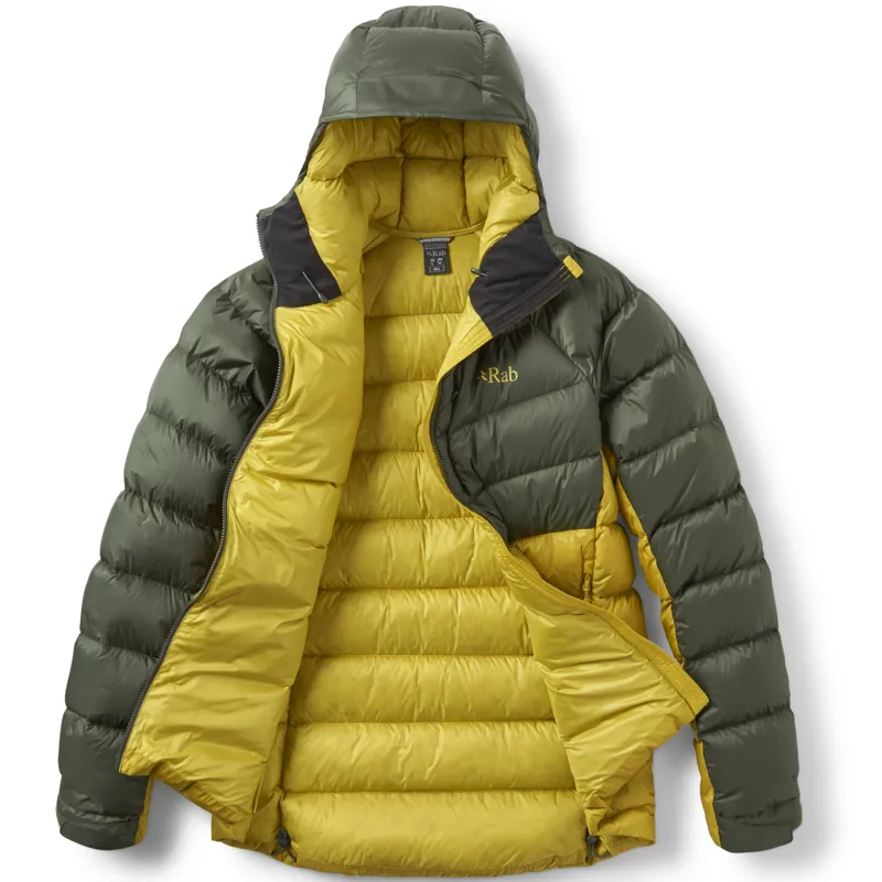 Rab Mens Glaceon Pro Jacket - Army-Dark Pollen-1