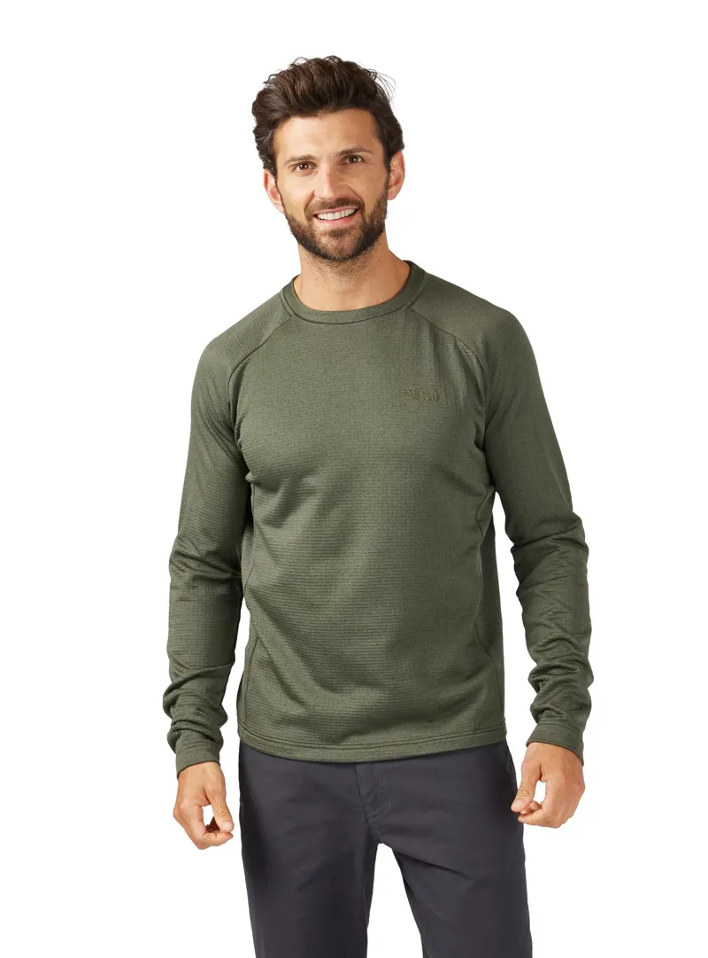 Rab Mens Graviton Crew - Army-7