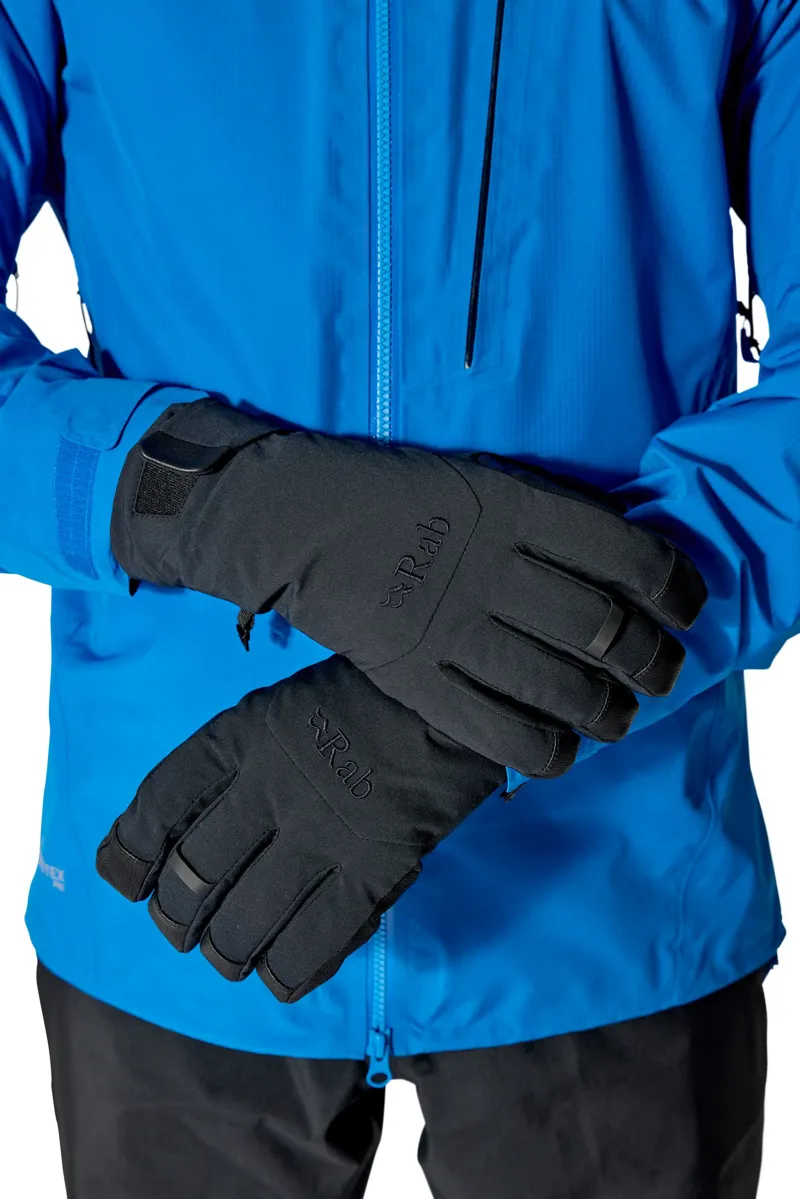 Rab Guide GTX Gloves - Black-Tan-1