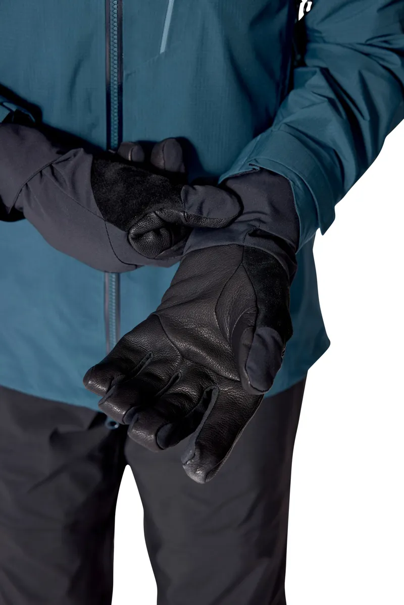 Rab Guide GTX Gloves - Black-Tan-2