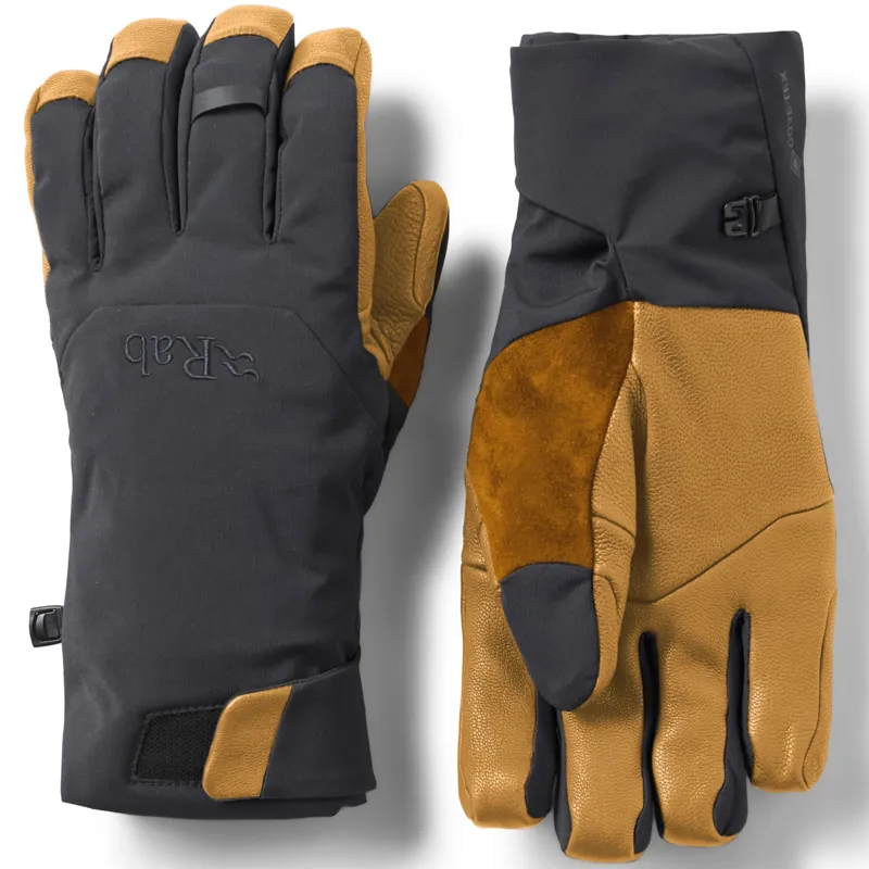 Rab Guide GTX Gloves - Black-Tan