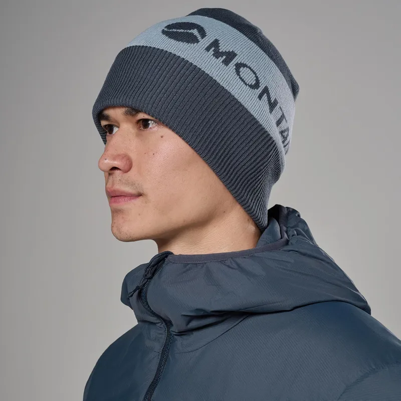 Montane Logo Cuffed Beanie - Dark Sky-2