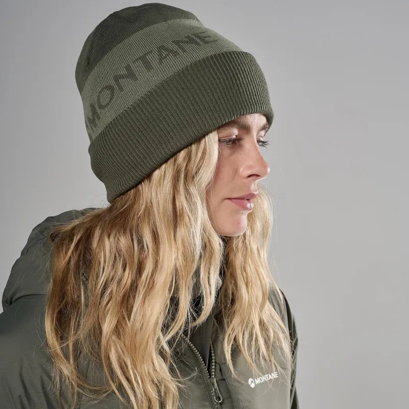 Montane Logo Cuffed Beanie - Moss-1