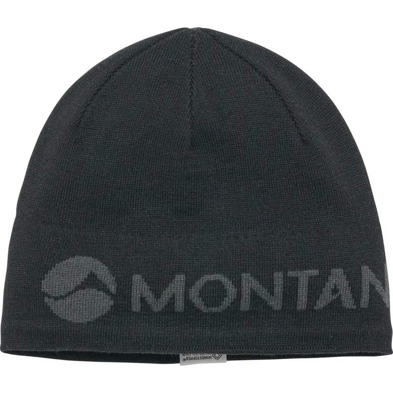 Montane Windjammer Logo Beanie - Black