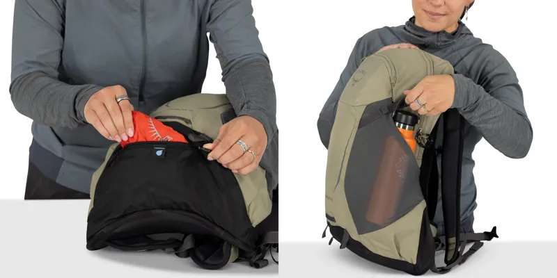 Osprey Hikelite 18 Rucksack - Raven Black-5