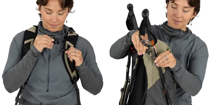 Osprey Hikelite 18 Rucksack - Raven Black-7