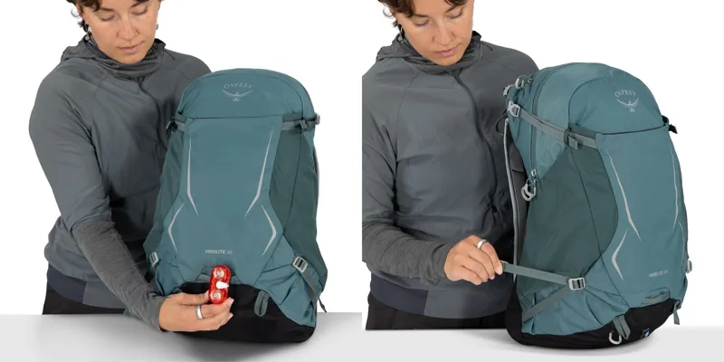 Osprey Hikelite 26 Rucksack - Raven Black-9