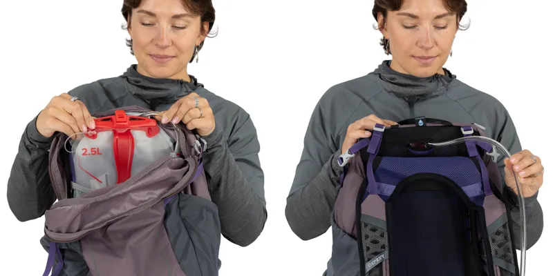 Osprey Hikelite 28 Rucksack - Graphite Purple-6
