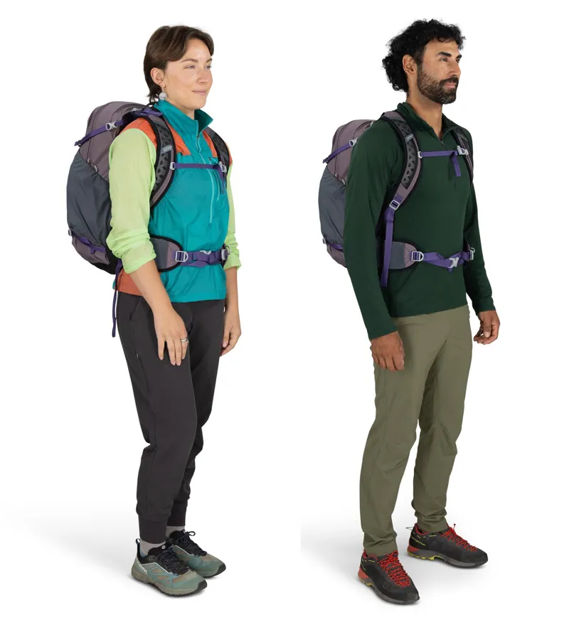 Osprey Hikelite 28 Rucksack - Graphite Purple-10