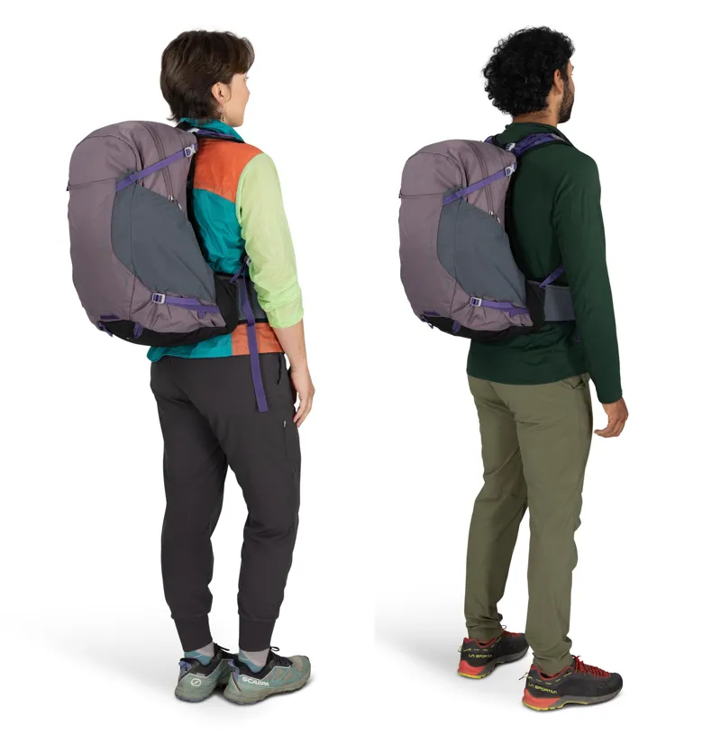 Osprey Hikelite 28 Rucksack - Graphite Purple-12