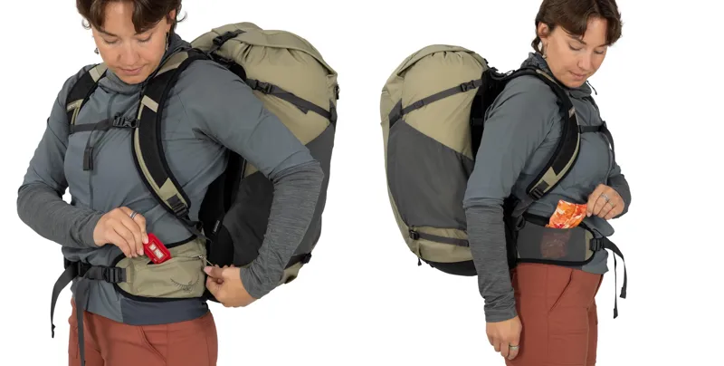 Osprey Hikelite 32 Rucksack - Raven Black-11