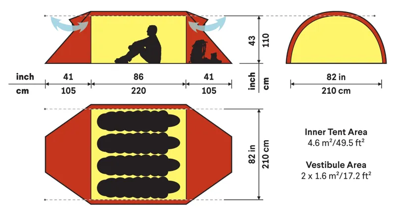 Hilleberg Keron 4 Tent - Green-1