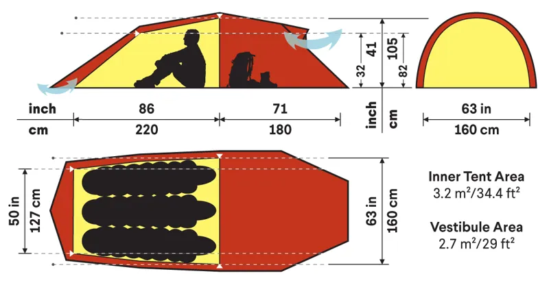 Hilleberg Nallo 3 GT Tent - Sand-1