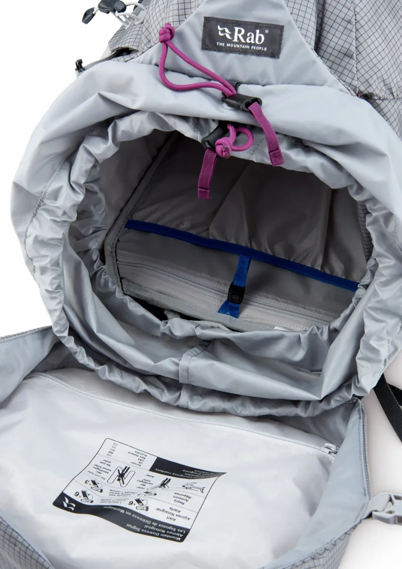 Rab Womens Hyperon 65 ND Rucksack - Dark Pewter-Anthracite - S/M-4