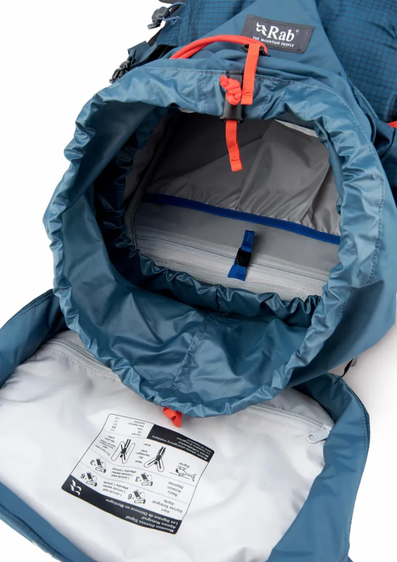 Rab Womens Hyperon 65 ND Rucksack - Orion Blue-Anthracite - S-M-5