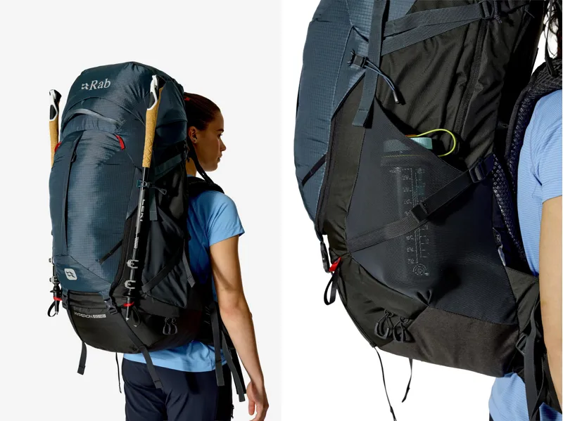 Rab Womens Hyperon 80 ND Rucksack - Orion Blue-Anthracite - S/M-8