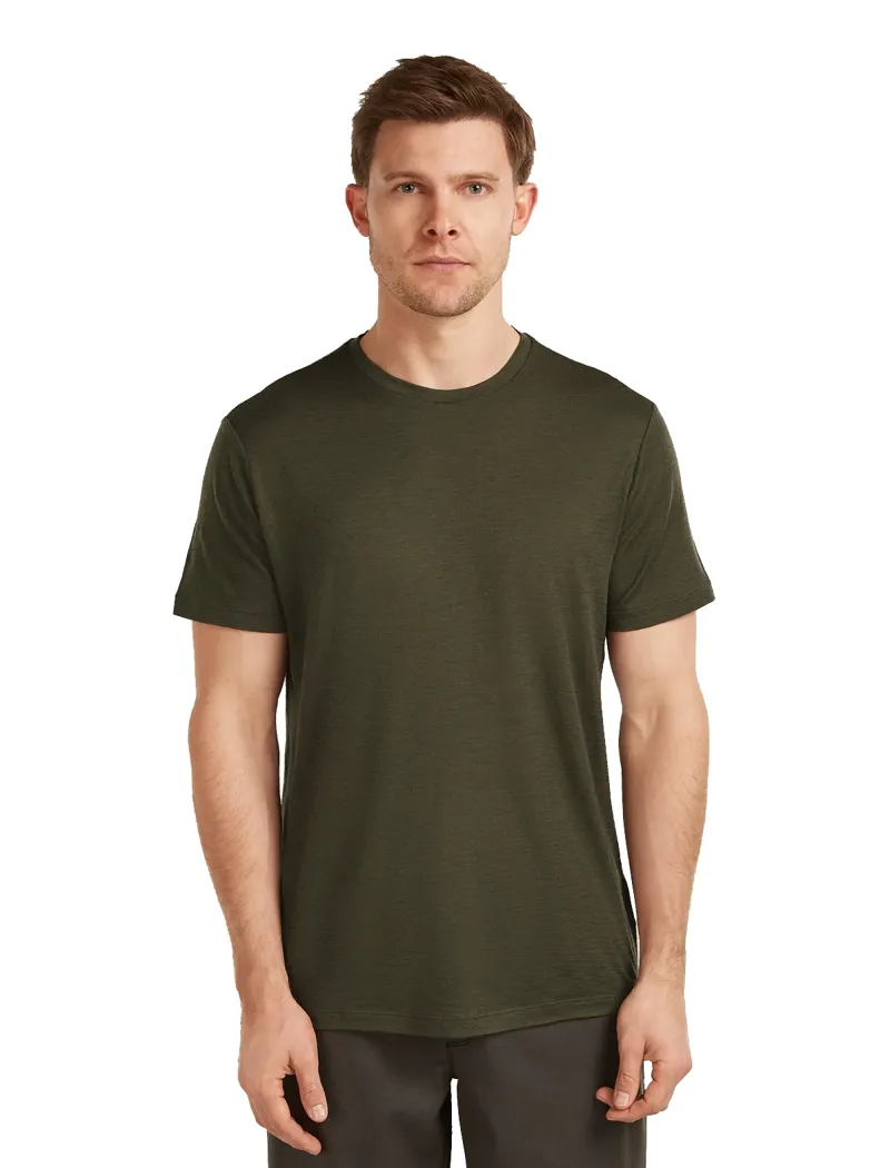 Icebreaker Mens Merino 150 Tech Lite III Short Sleeved Tee - Dk Loden-1