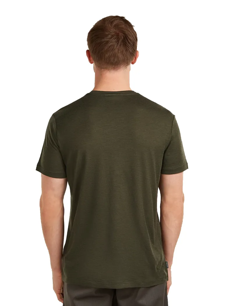 Icebreaker Mens Merino 150 Tech Lite III Short Sleeved Tee - Dk Loden-2