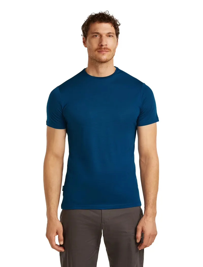 Icebreaker Mens Merino 125 Cool-Lite Sphere III Short Sleeved Tee - Atlantis-1