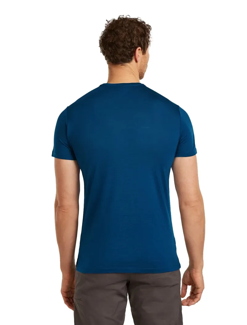 Icebreaker Mens Merino 125 Cool-Lite Sphere III Short Sleeved Tee - Atlantis-2