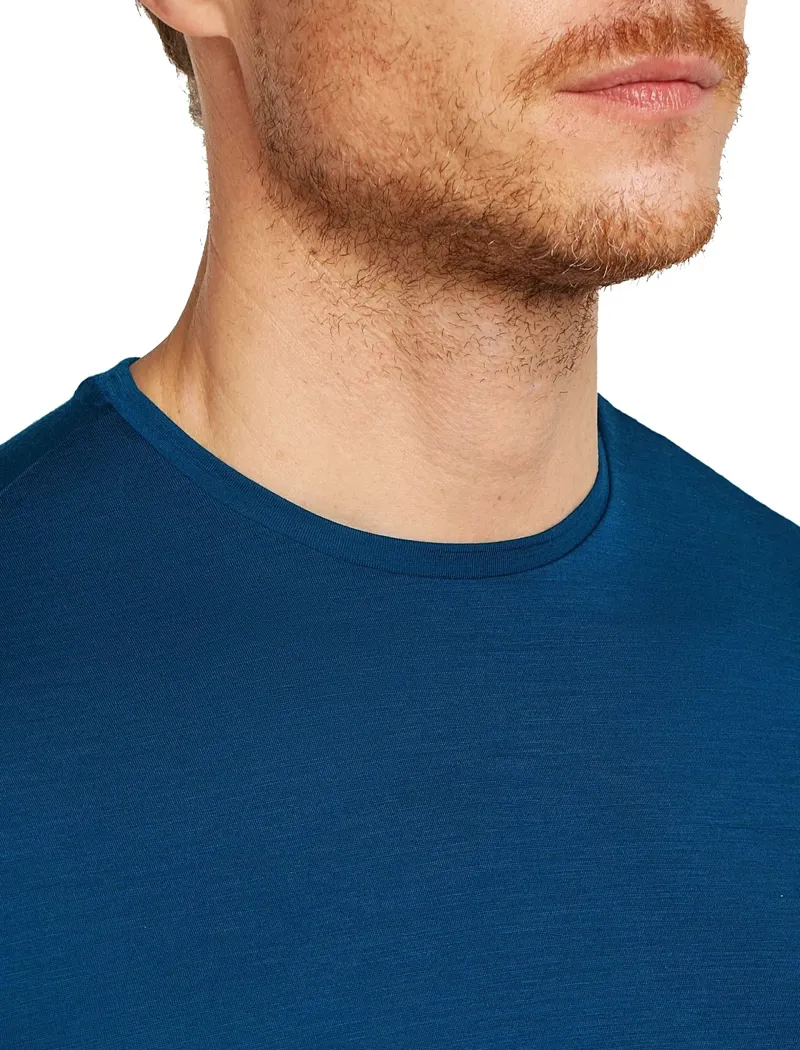 Icebreaker Mens Merino 125 Cool-Lite Sphere III Short Sleeved Tee - Atlantis-4
