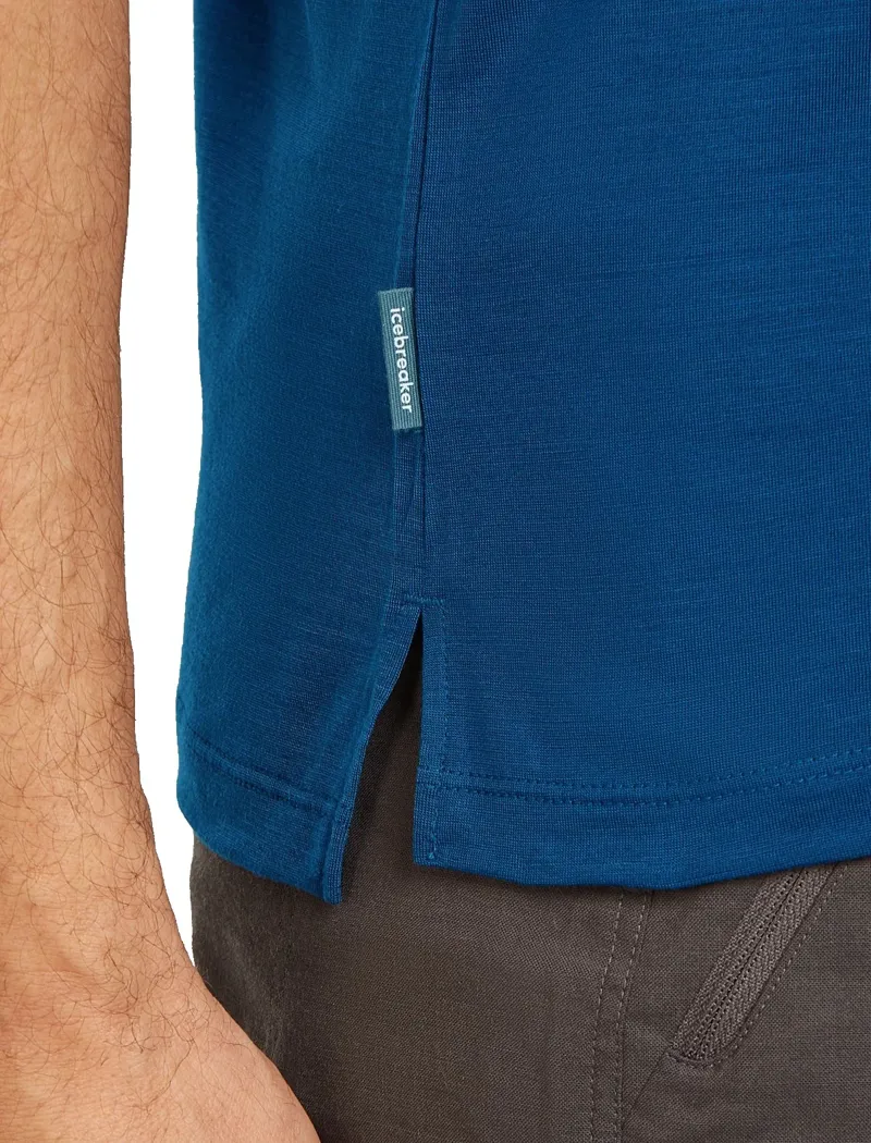 Icebreaker Mens Merino 125 Cool-Lite Sphere III Short Sleeved Tee - Atlantis-3