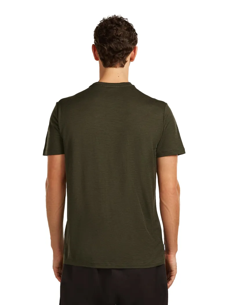 Icebreaker Mens 150 Tech Lite Short Sleeved Tee - Trans-Dk Loden-2