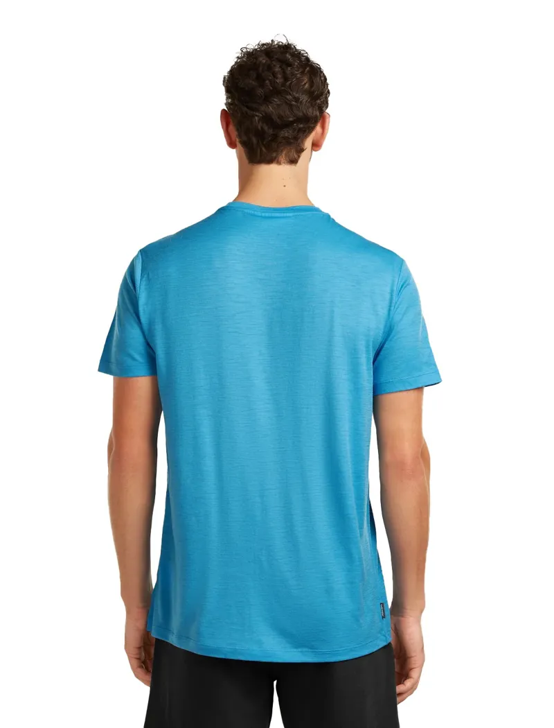 Icebreaker Mens 150 Tech Lite Short Sleeved Tee - Range-Arctic-2
