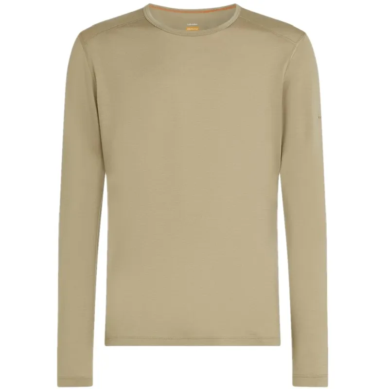 Icebreaker Mens 200 Oasis Long Sleeved Crew Tee - Flagstone