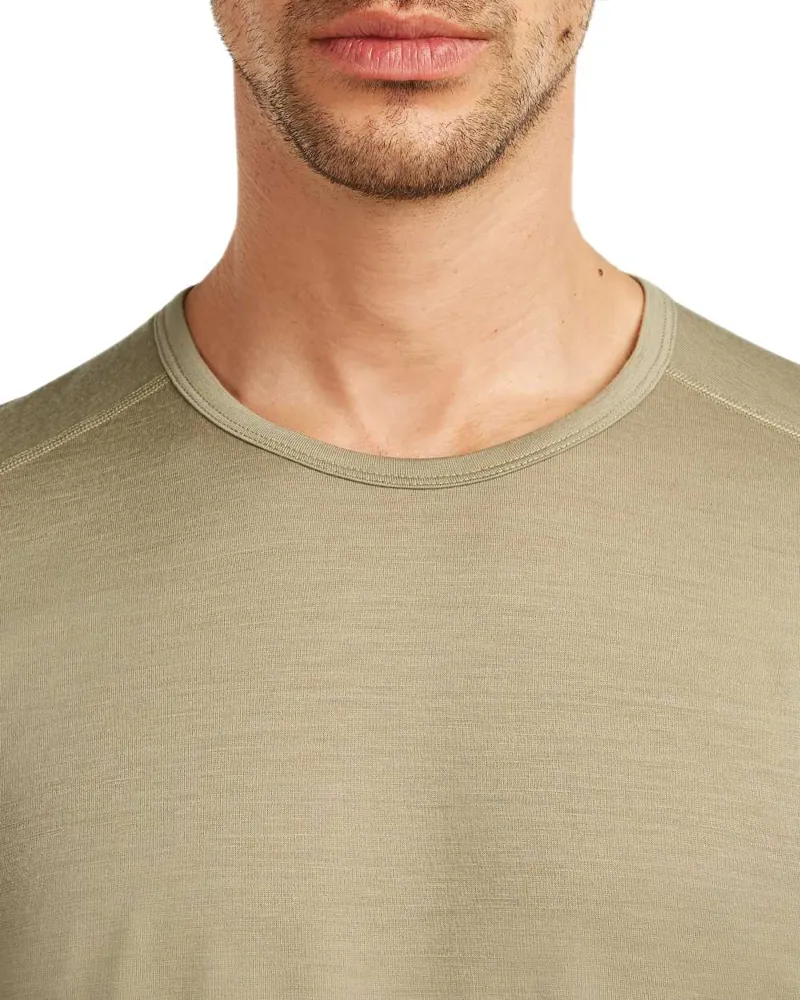 Icebreaker Mens 200 Oasis Long Sleeved Crew Tee - Flagstone-3