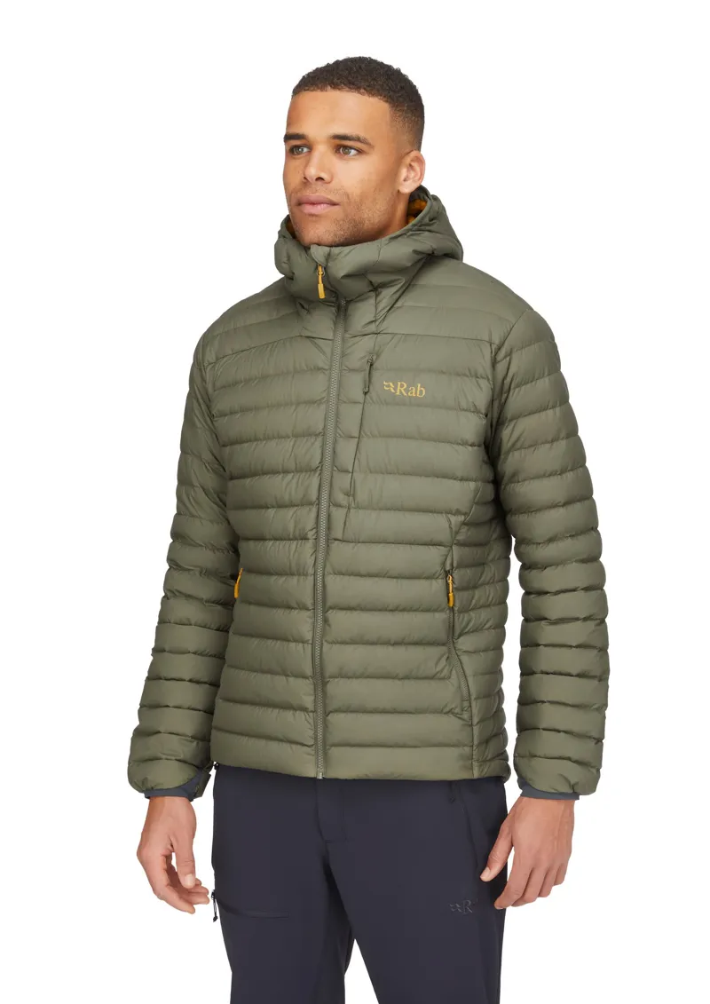 Rab Mens Infinity Microlight Jacket - Light Khaki-3