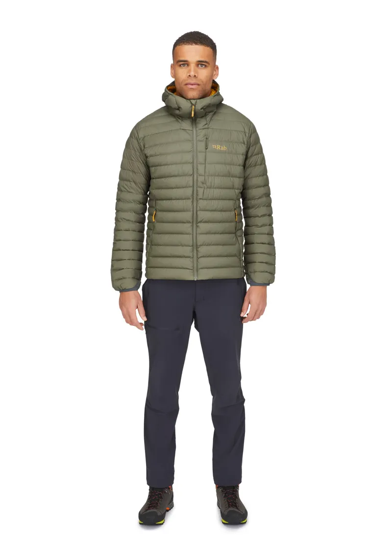Rab Mens Infinity Microlight Jacket - Light Khaki-5