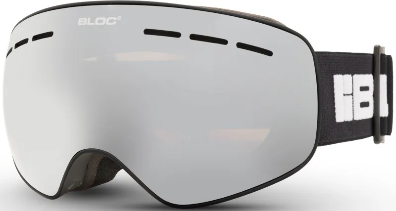 BLOC Small Fit Moon Goggle - Matt Black-Photochromic Silver Mirror