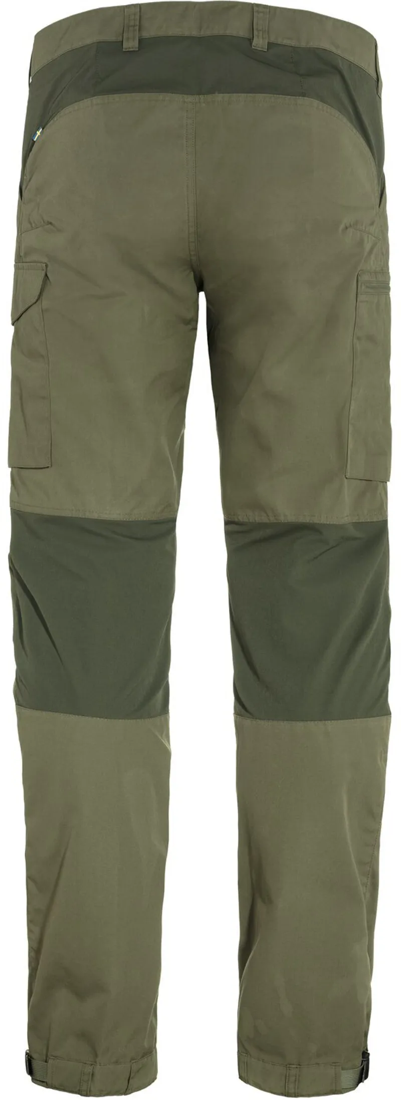 Fjallraven Mens Kaipak Trousers - Regular Leg - Laurel Green-Deep Forest-1
