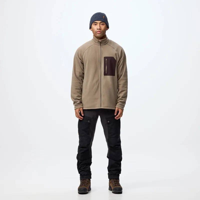 Fjallraven Mens Kaipak Fleece - Dark Navy Laurel Green-5