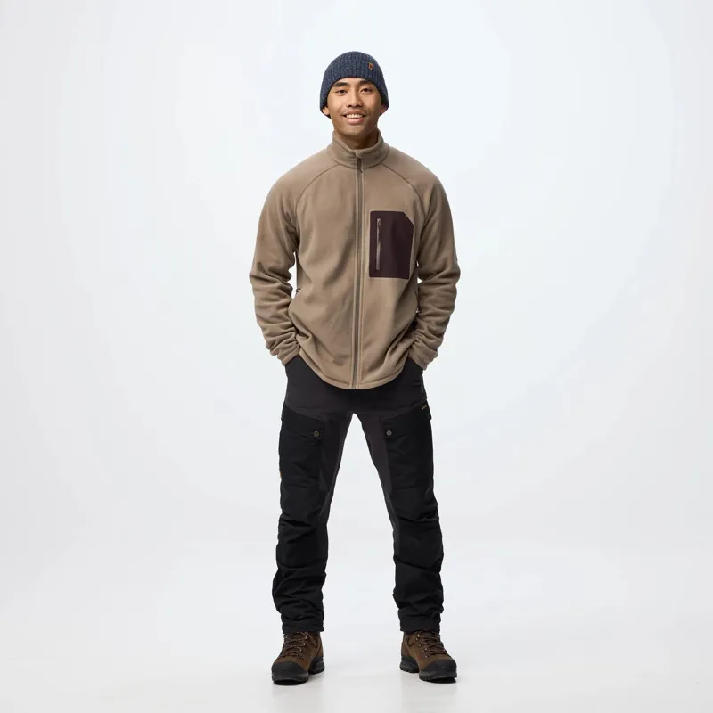 Fjallraven Mens Kaipak Fleece - Laurel Green Deep Forest-6