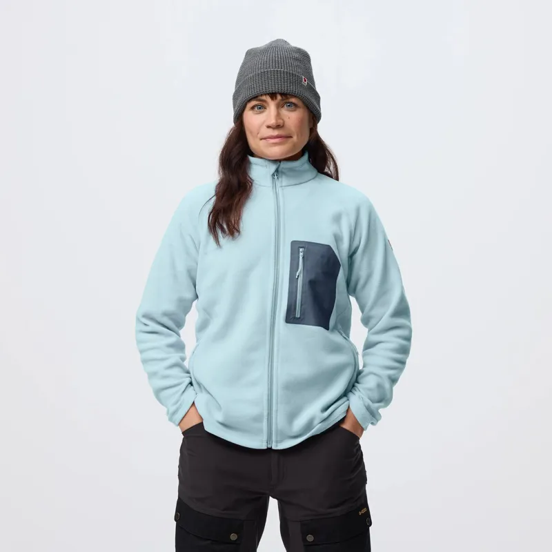 Fjallraven Womens Kaipak Fleece - Black-Black-2