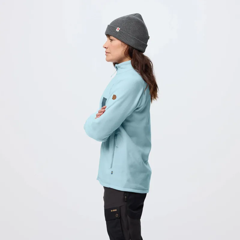 Fjallraven Womens Kaipak Fleece - Black-Black-3