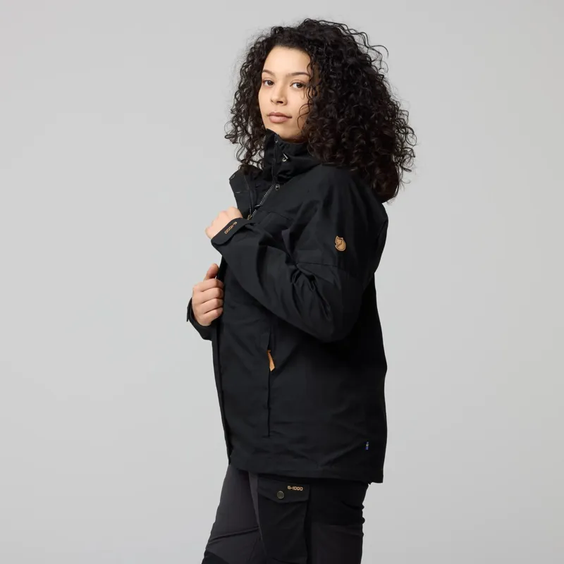 Fjallraven Womens Kaipak Jacket - Dark Navy-3