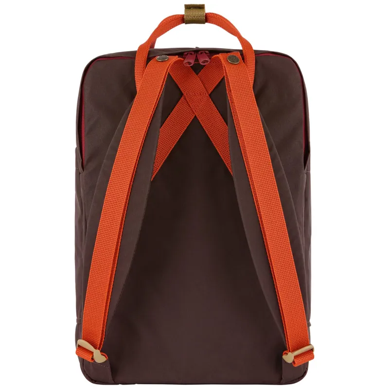 Fjallraven Kånken Koncept Laptop 15 - Black Oak-Rowan Red-2