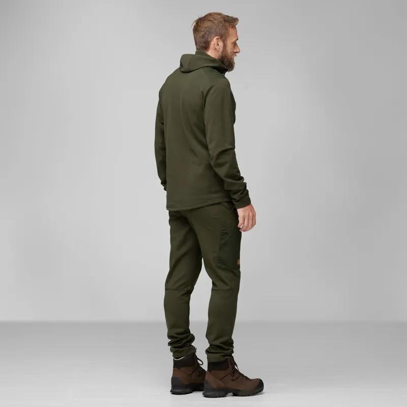 Fjallraven Mens Keb Fleece Hoodie - Dark Navy-3