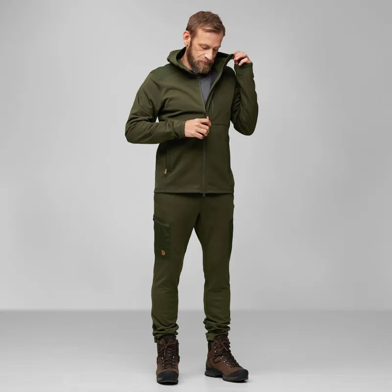 Fjallraven Mens Keb Fleece Hoodie - Dark Navy-4