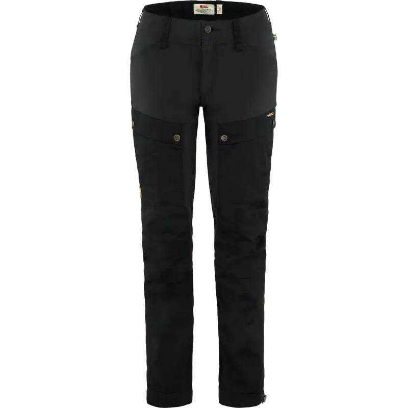 Fjallraven Womens Keb Trousers Curved - Black
