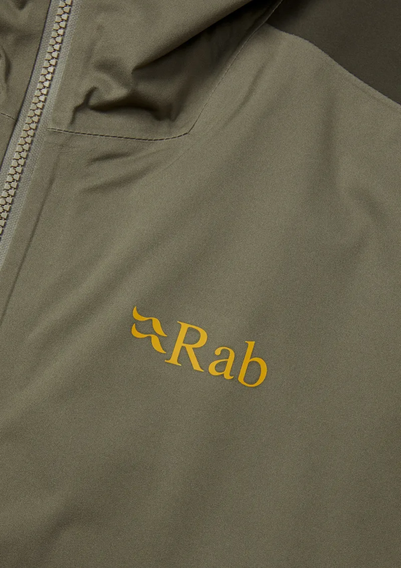 Rab Mens Kinetic Alpine 2.0 Jacket - Army-Light Khaki-6