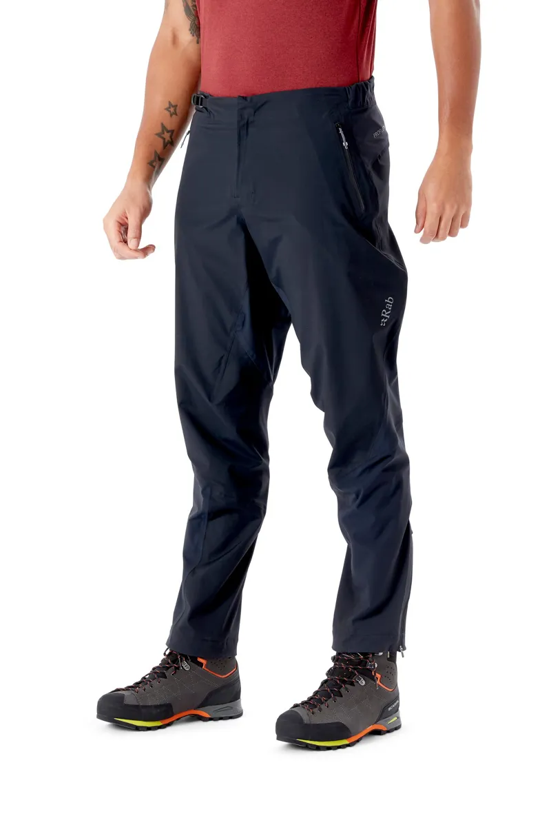 Rab Mens Kinetic Alpine 2.0 Overtrousers  - Black-2