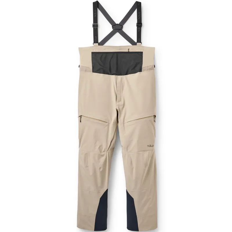 Rab Mens Kinetic Alpine Stretch Bib - Dark Pebble-1