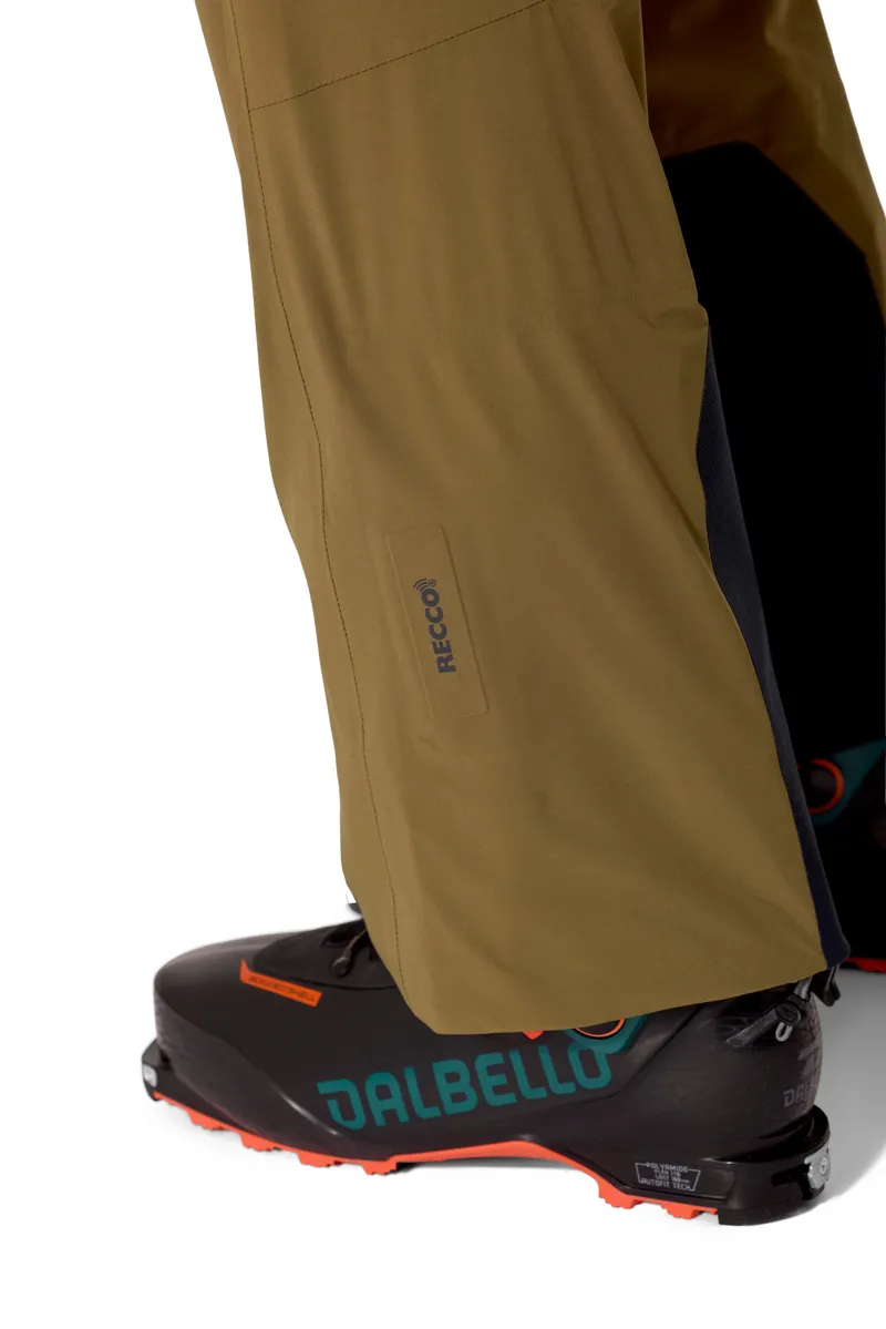 Rab Mens Kinetic Alpine Stretch Bib - Dark Pebble-6